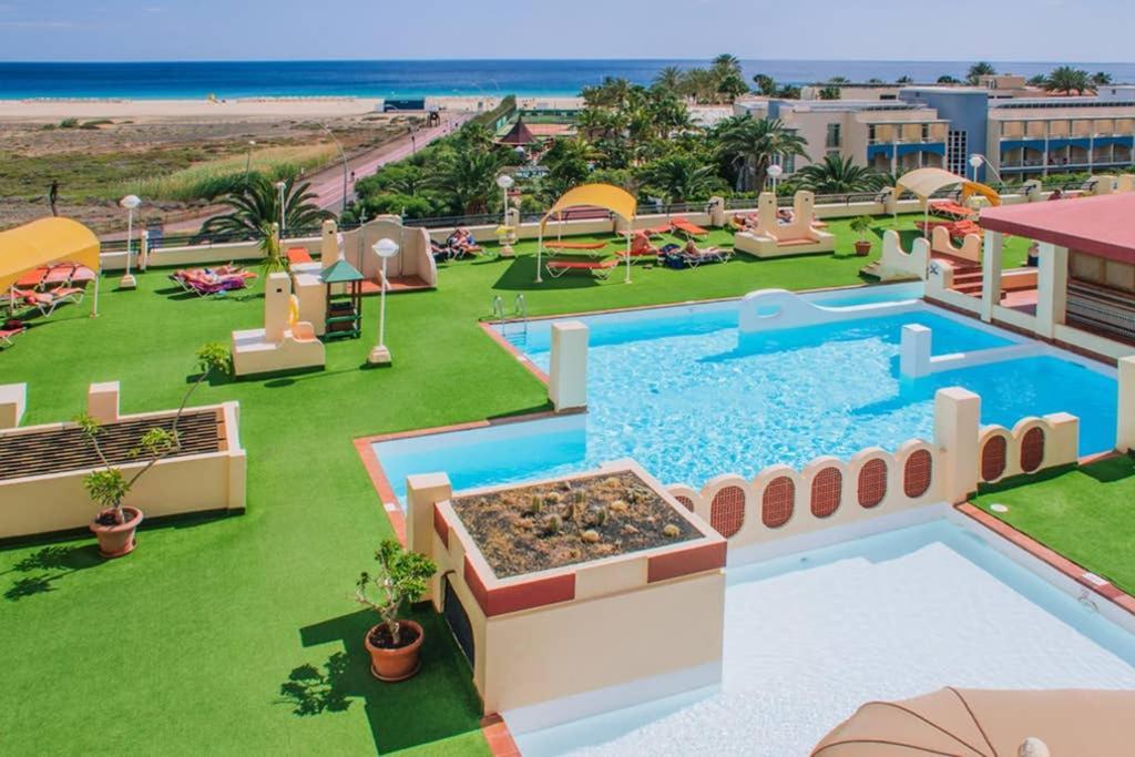 Terrazza E Vista Sull'oceano, Wi-fi, Piano 3, Piscina Sullo Stesso Piano Morro Jable